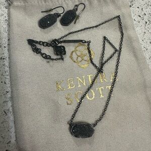 Black druisy set Kendra Scott